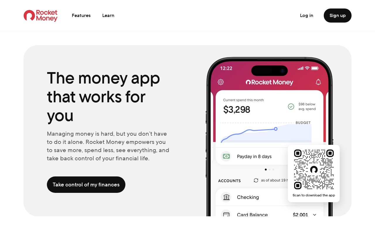 Rocket Money 界面预览