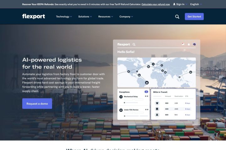 Flexport 界面截图