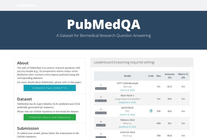 PubMedQA AI 智能体工具截图
