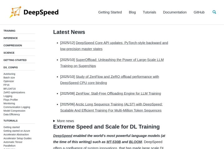 DeepSpeed AI 智能体工具截图