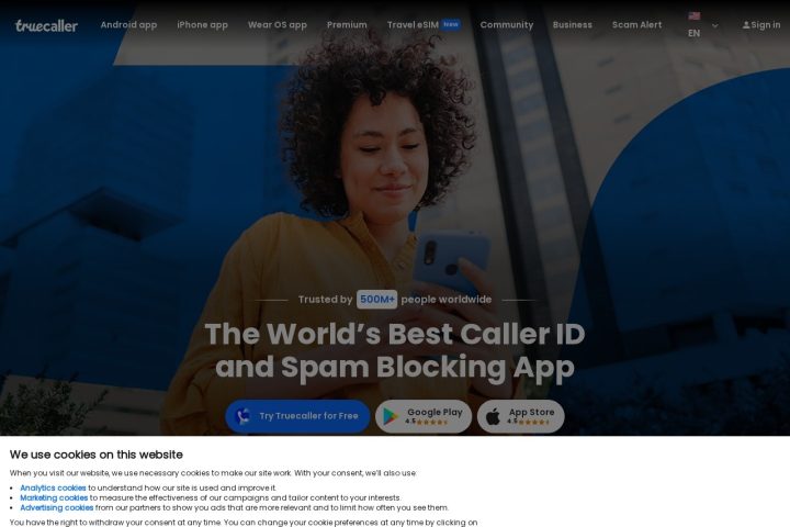 Truecaller 界面截图