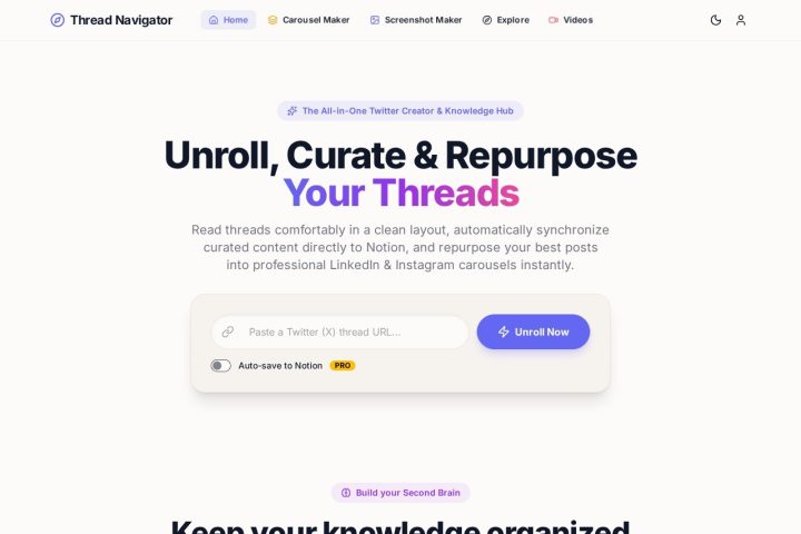 Thread Navigator 界面截图