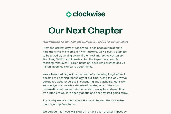 Clockwise AI 智能体工具截图