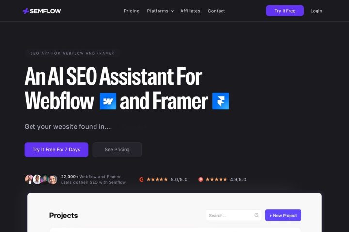 Semflow 界面截图