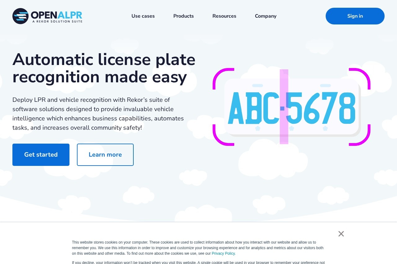 OpenALPR 界面预览