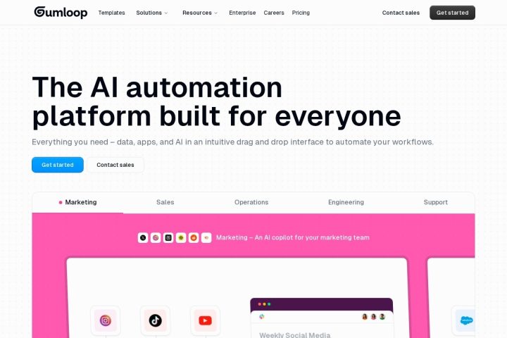 Gumloop AI 智能体工具截图