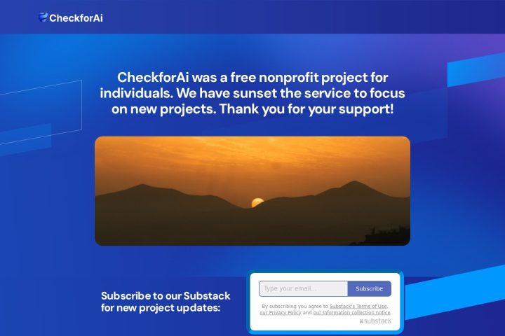 CheckforAi AI 智能体工具截图