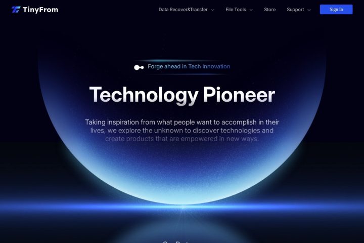 Tinyfrom 界面截图