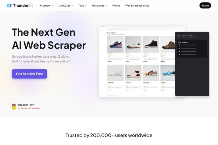 Thunderbit 界面截图