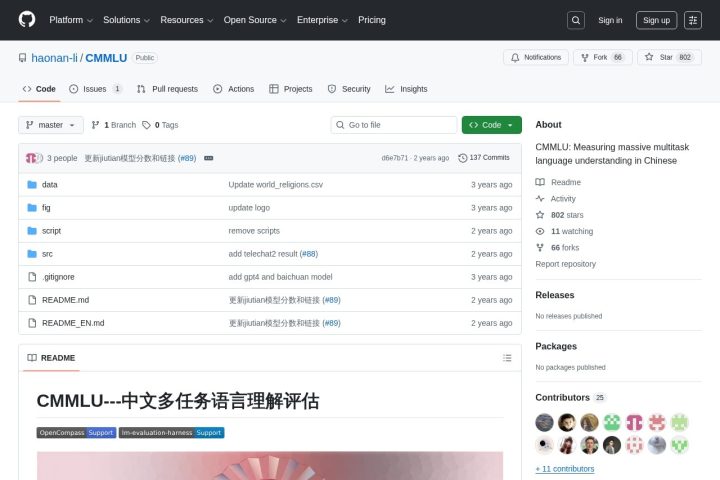 CMMLU AI 智能体工具截图