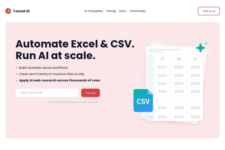 Tomat.AI 界面截图